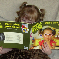 Book called 'Yuck Don't Pick your Nose"