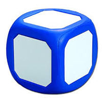 Blue dice you can write on