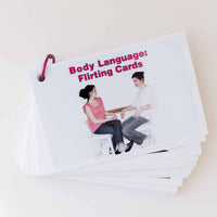 Reading Body Language: Flirting Flash Cards