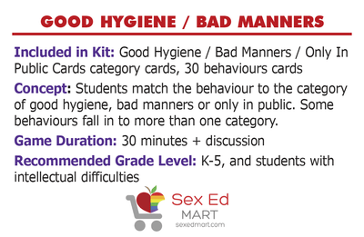 Good Hygiene / Bad Manners – Activity Kit