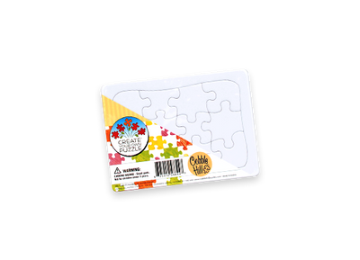Create Your Own Puzzle Postcard size