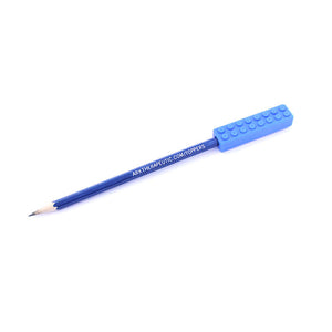 Blue Chewable Pencil Topper