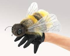 Black and Yellow Bee Puppet