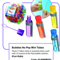 No-Pop Mini Bubble Tubes